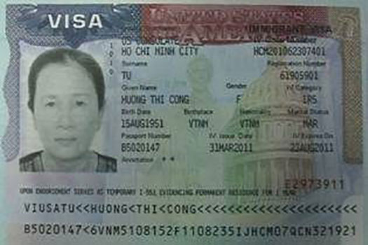 B o l nh cha m sang M di n IR5 SG VISA